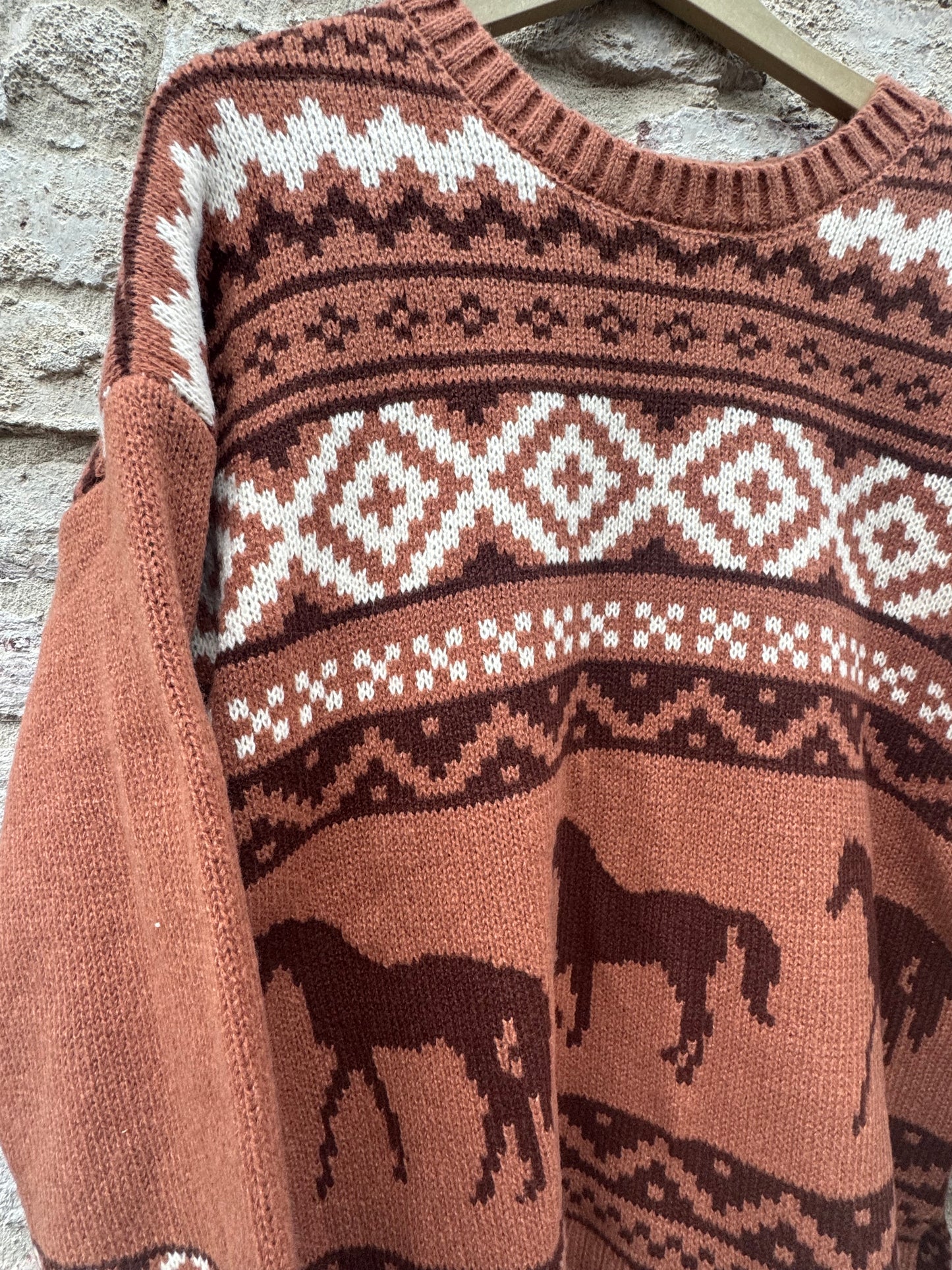 Western Oversized Sweater