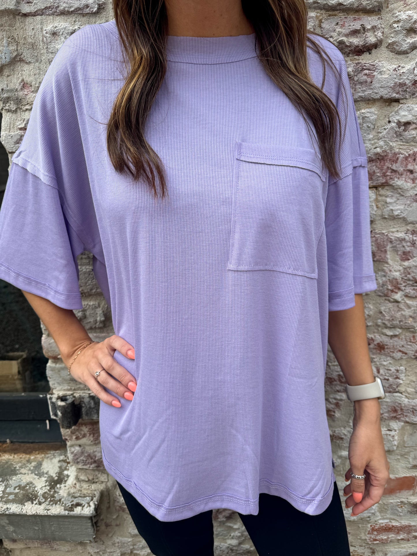 Ribbed Oversized Tees