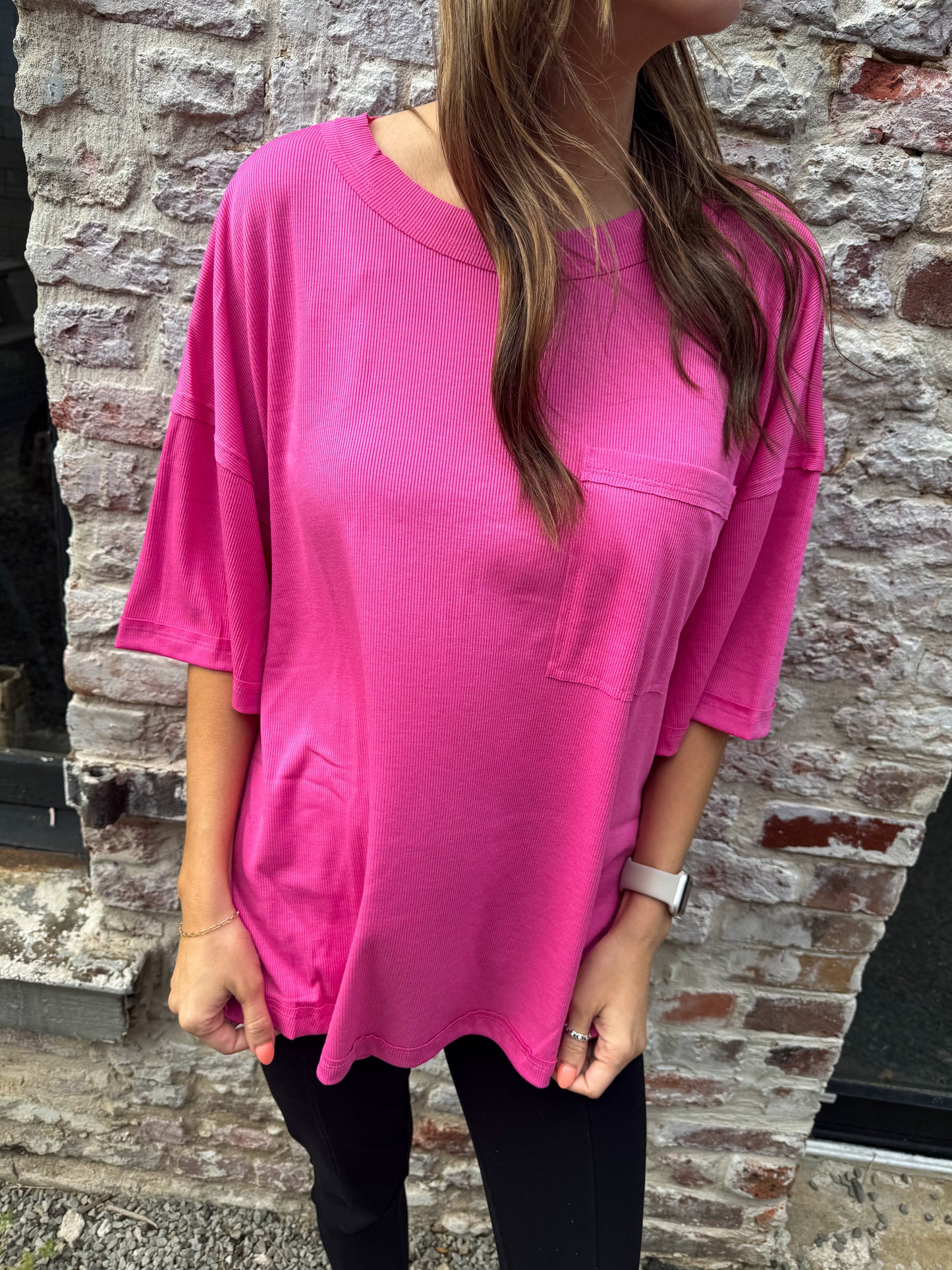 Ribbed Oversized Tees