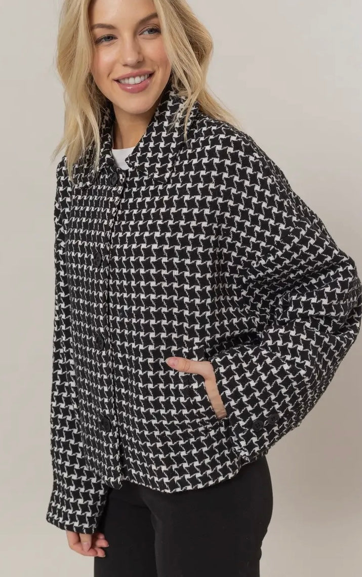 Plaid Oversized Jacket