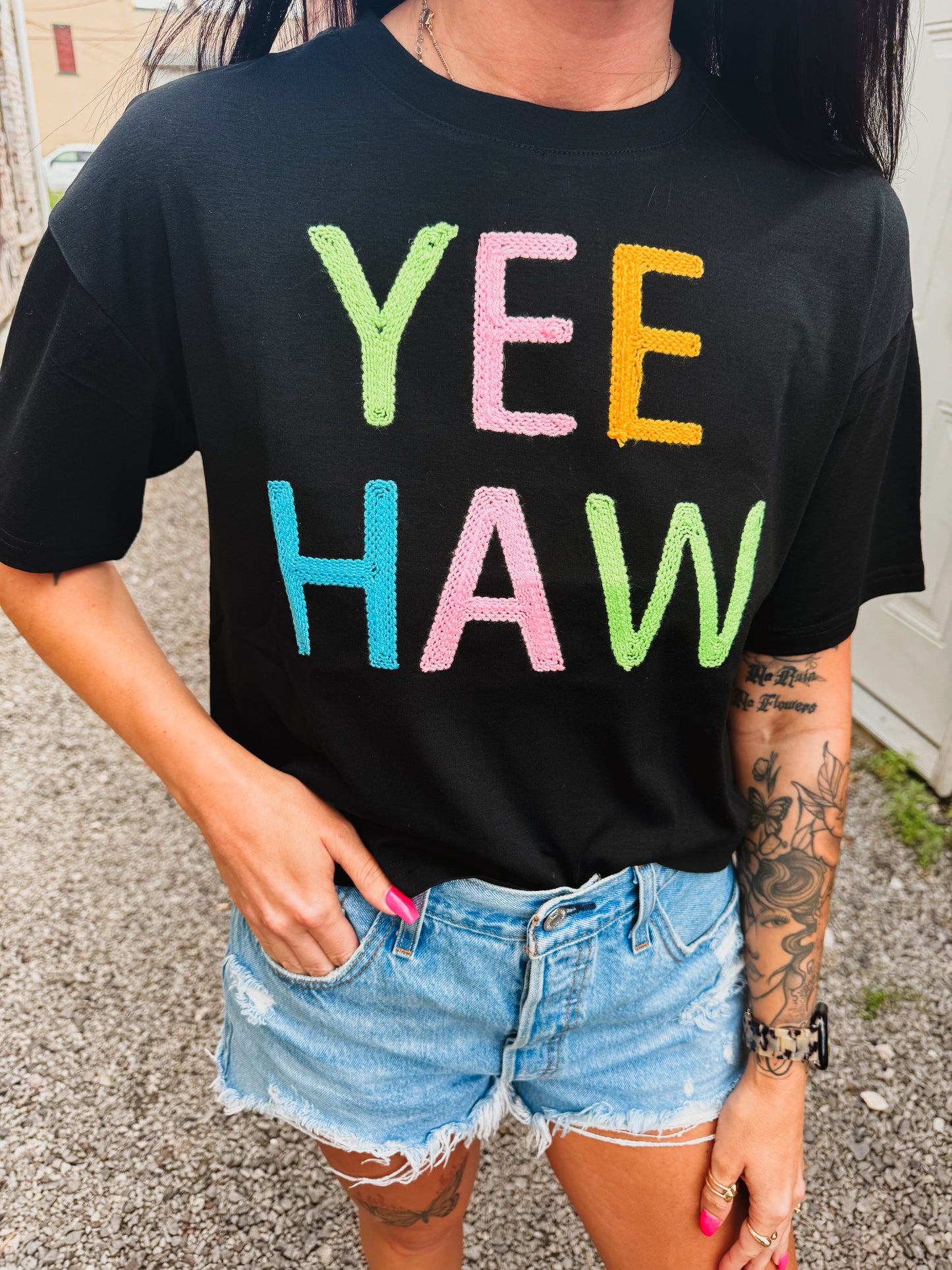 Yee Haw Cropped Tee