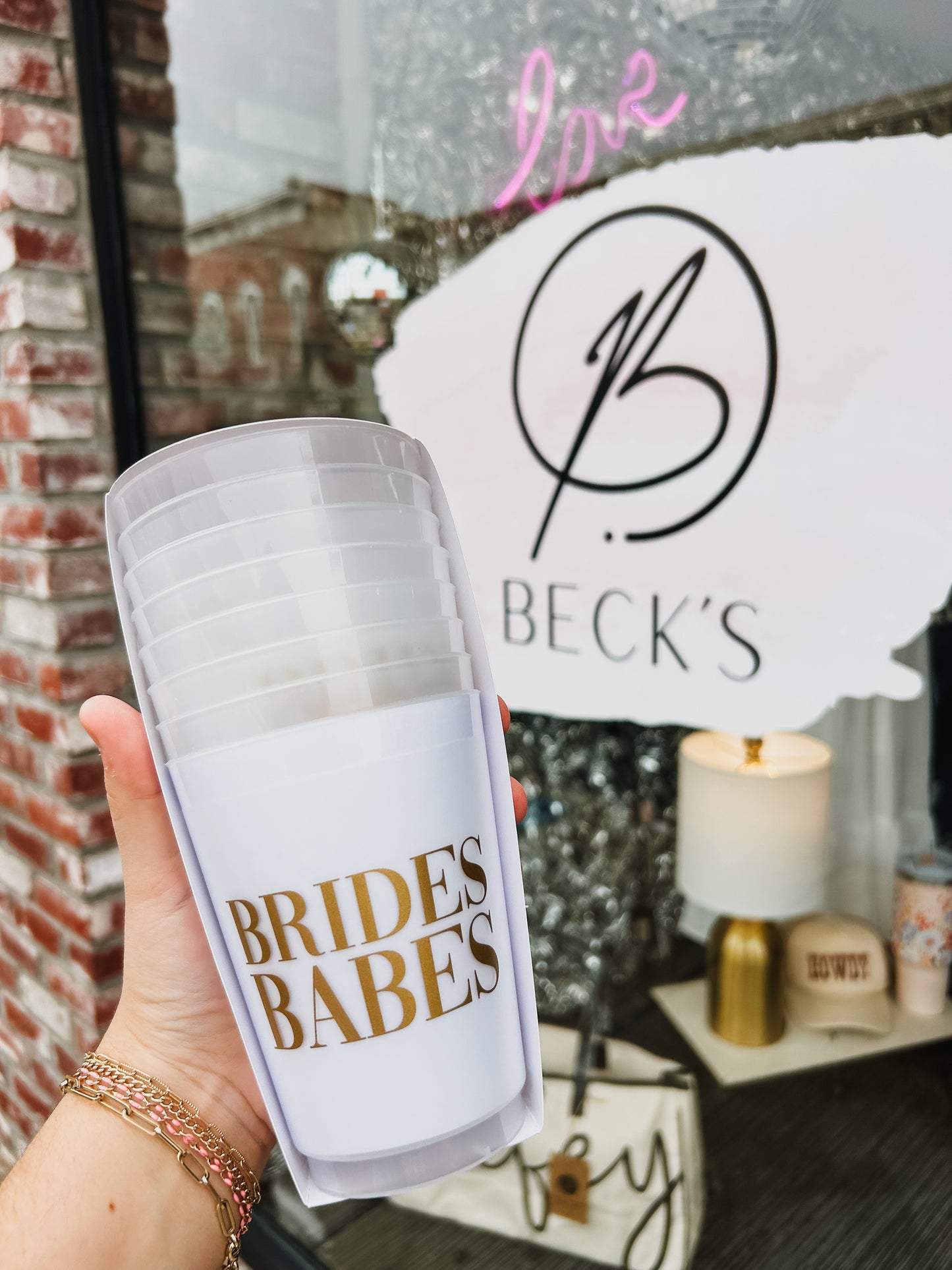 Bride's Babe Frosted Cup Package