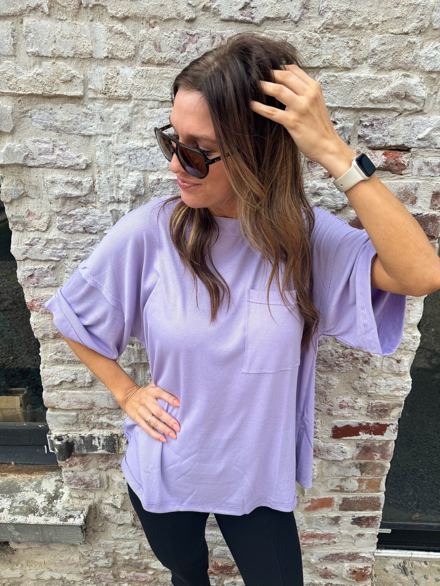 Ribbed Oversized Tees