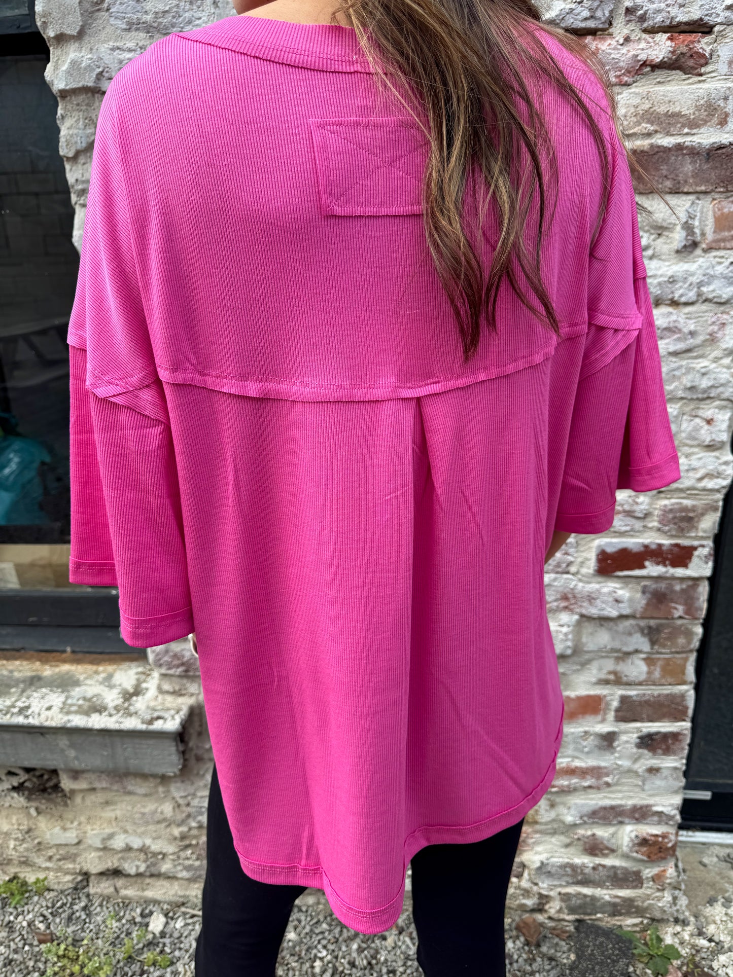 Ribbed Oversized Tees