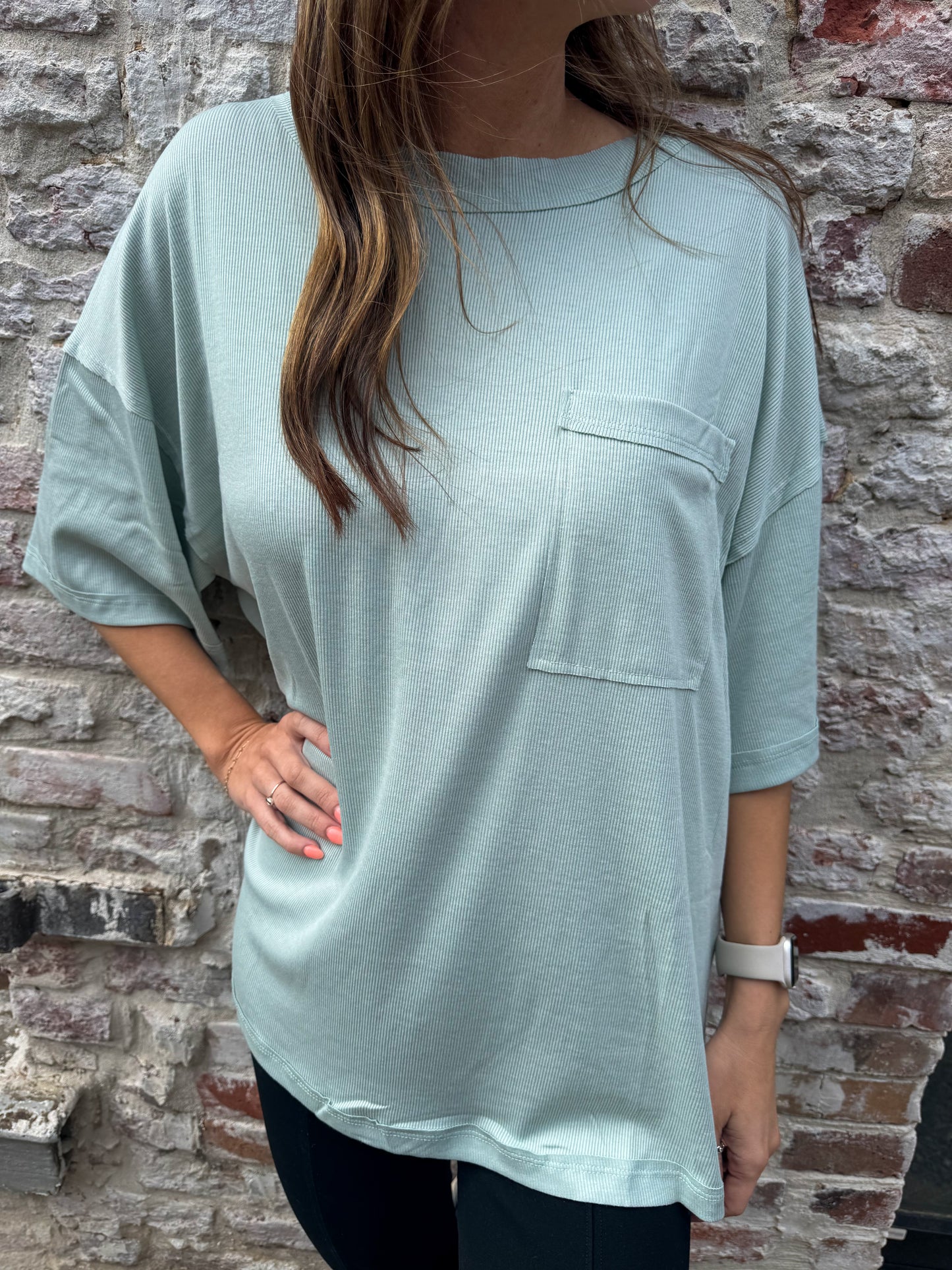 Ribbed Oversized Tees