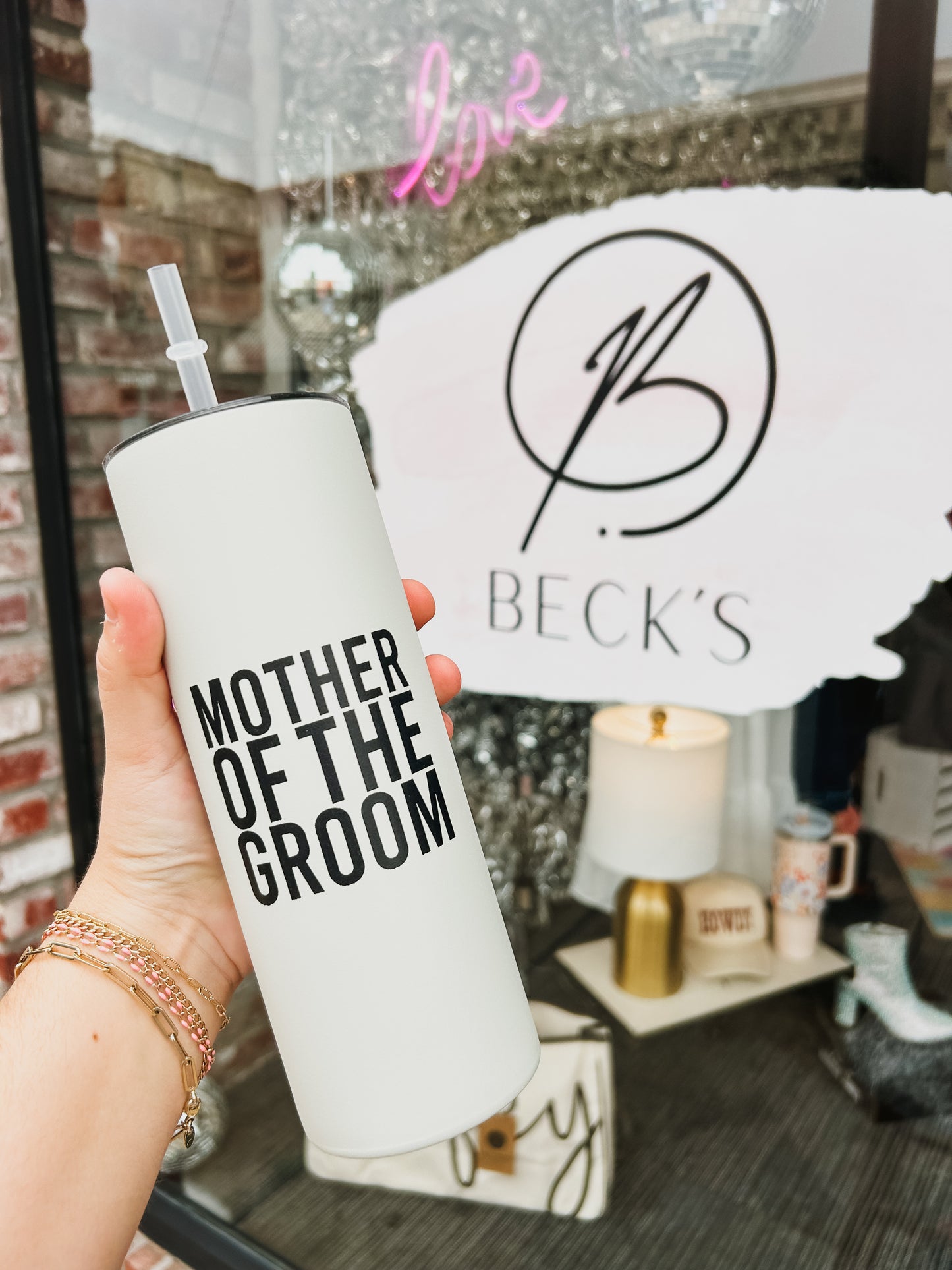 Mother of the Groom Skinny Tumbler