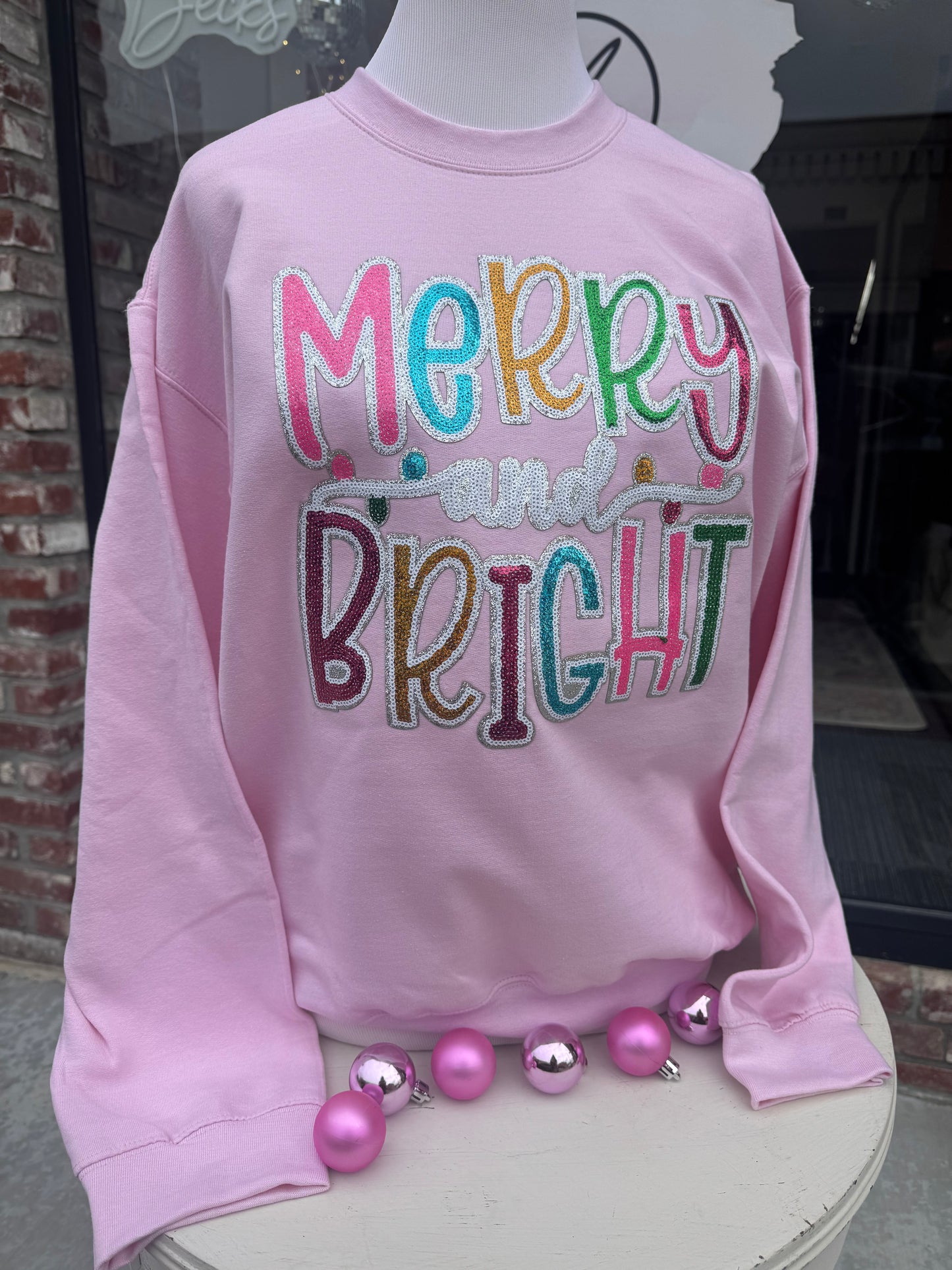 Merry And Bright Sweatshirt