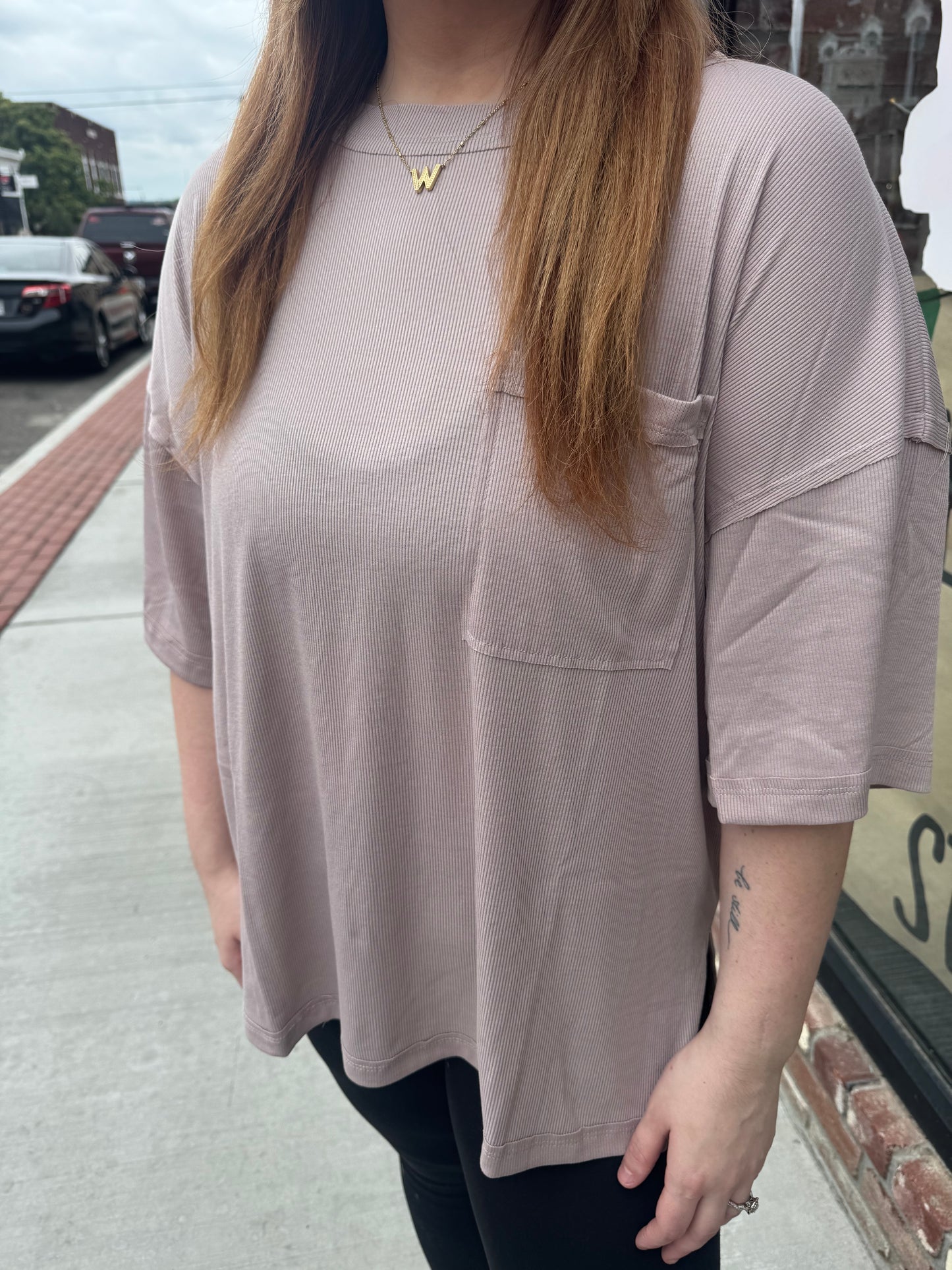 Boyfriend Shirt W Pocket