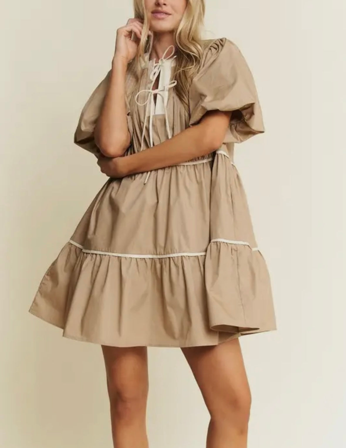 Tiered Tie Dress