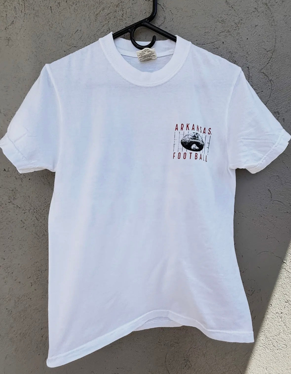 White Razorback Stadium Tee