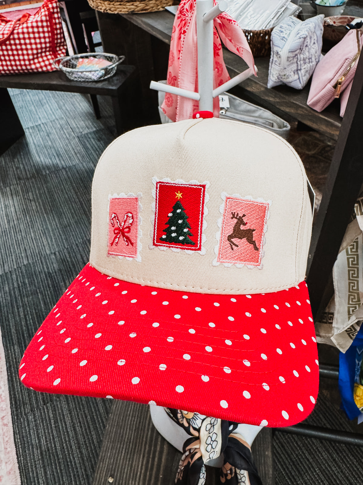 Christmas Stamps Hat