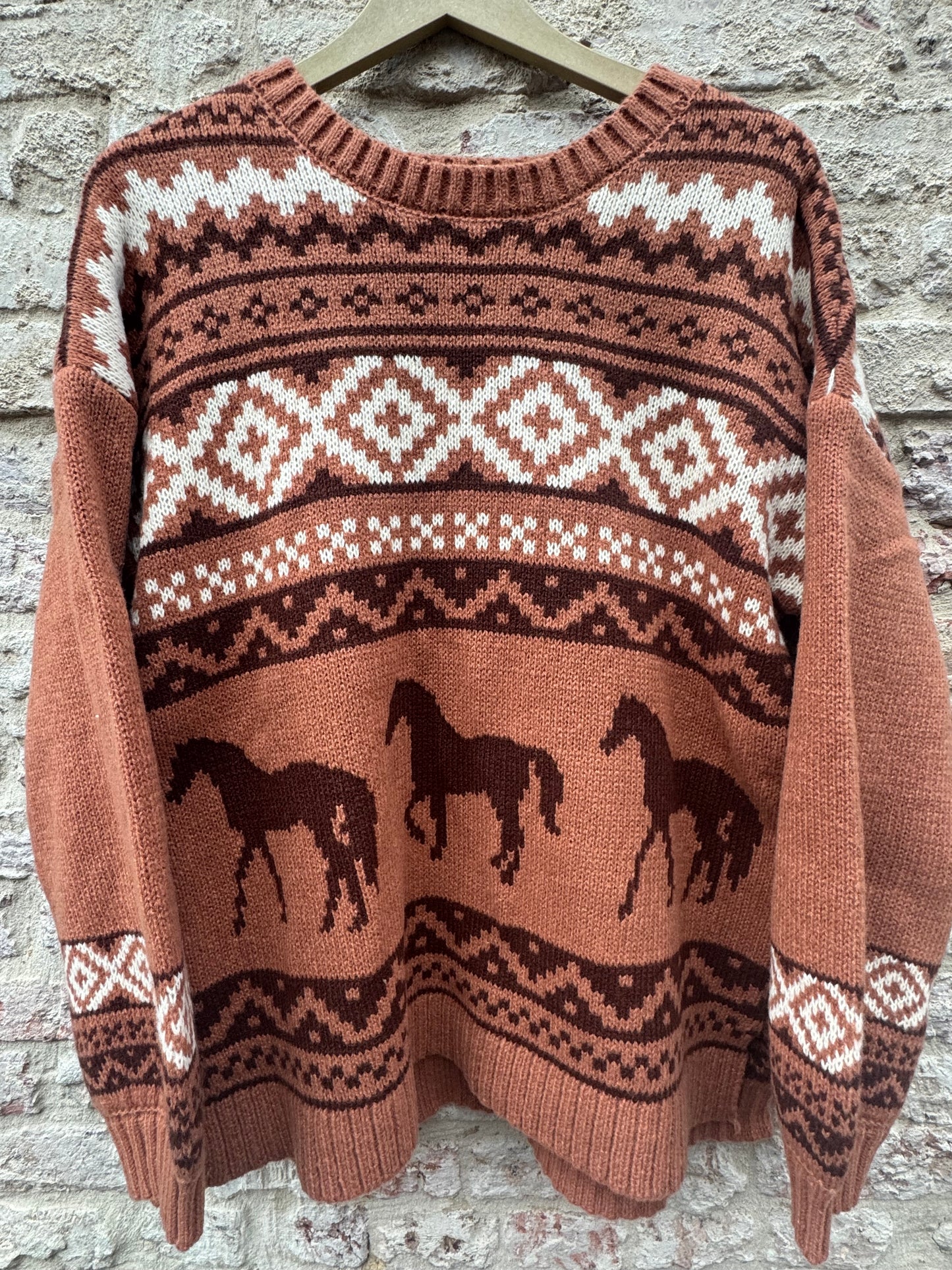 Western Oversized Sweater