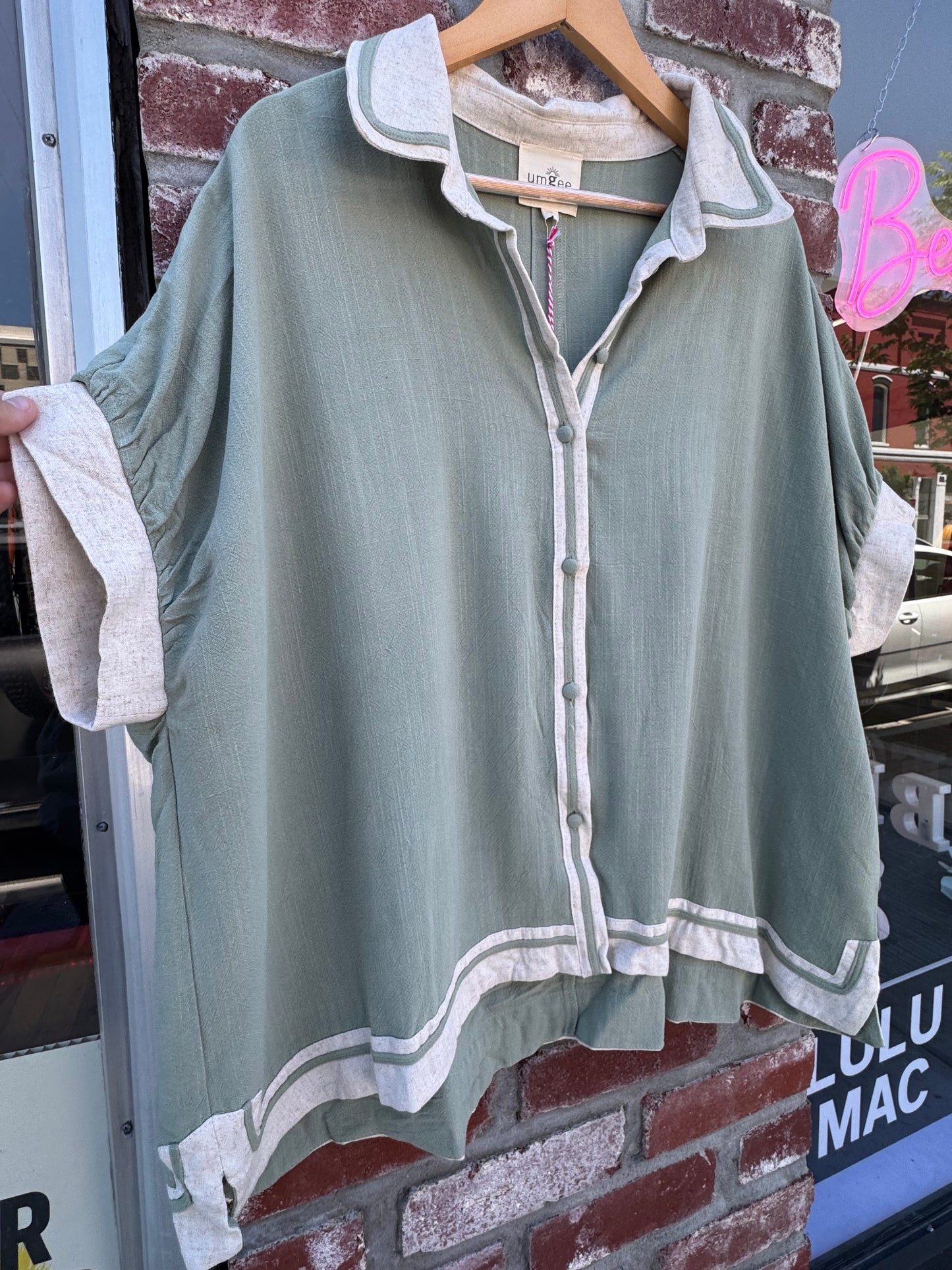 Button Up Blouse