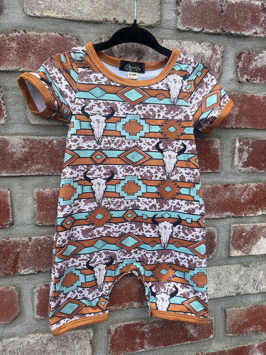 Western Boy Romper