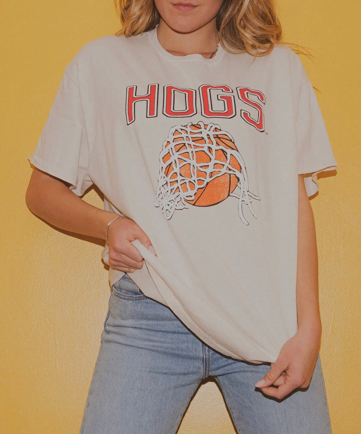 Hogs Basketball Tee