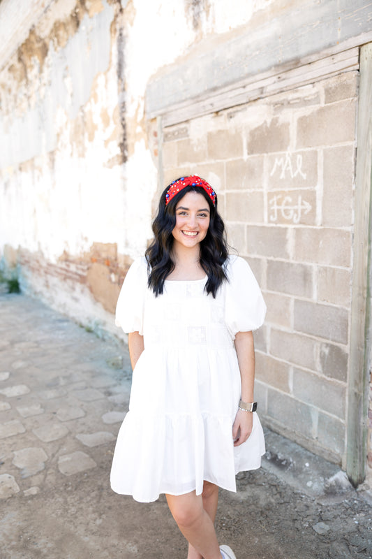 White Detailed Dress