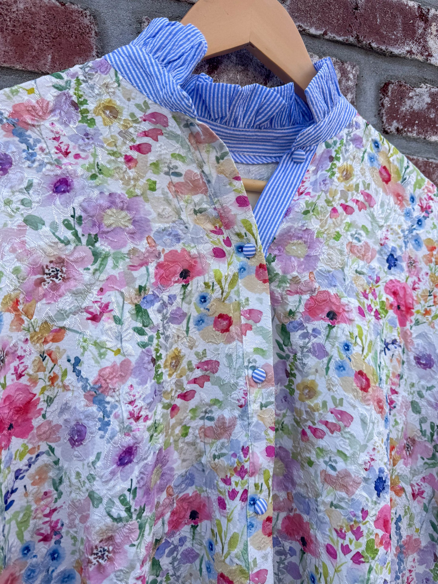 Floral Button Up Blouse