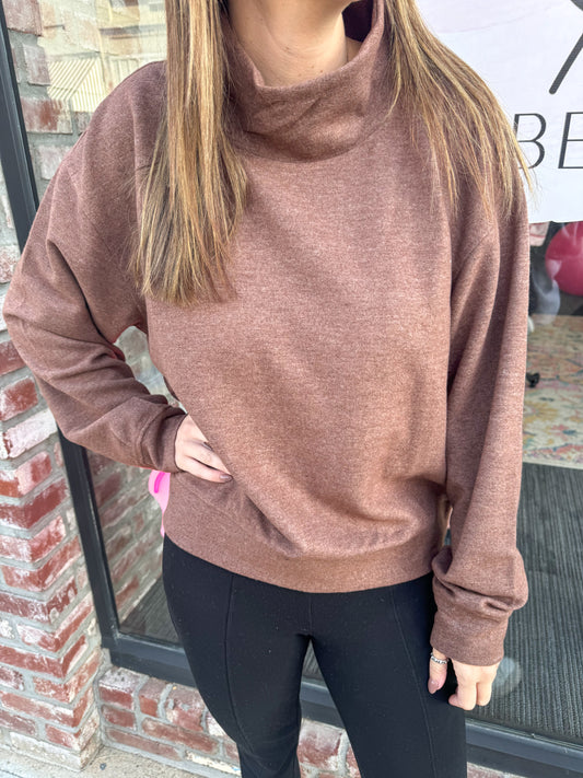 Cropped Fleece Sweater