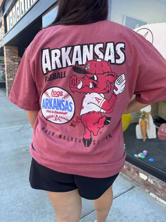 Arkansas Baseball Pitching Ribby