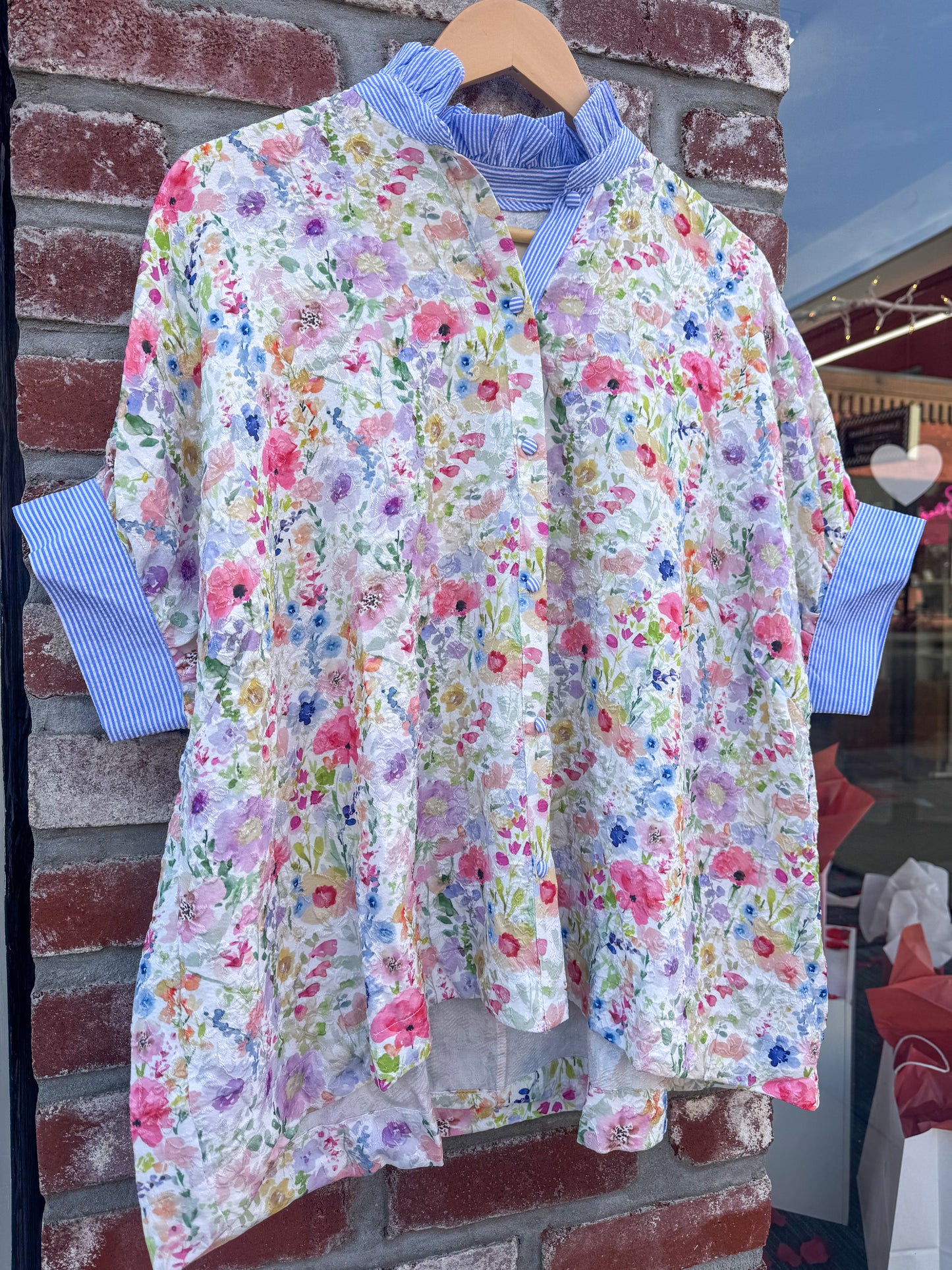 Floral Button Up Blouse