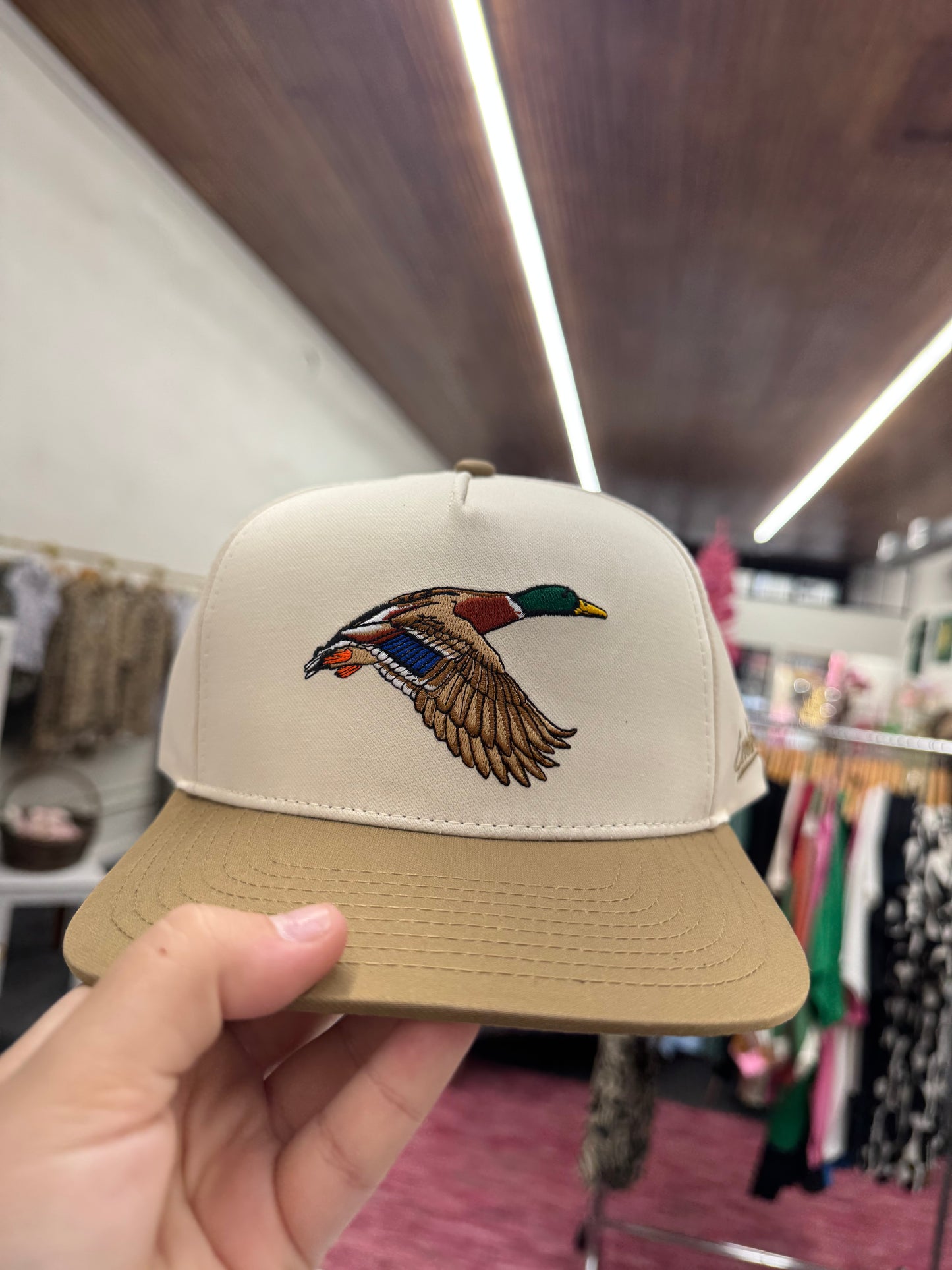 Mallard Cream/Tan Hat