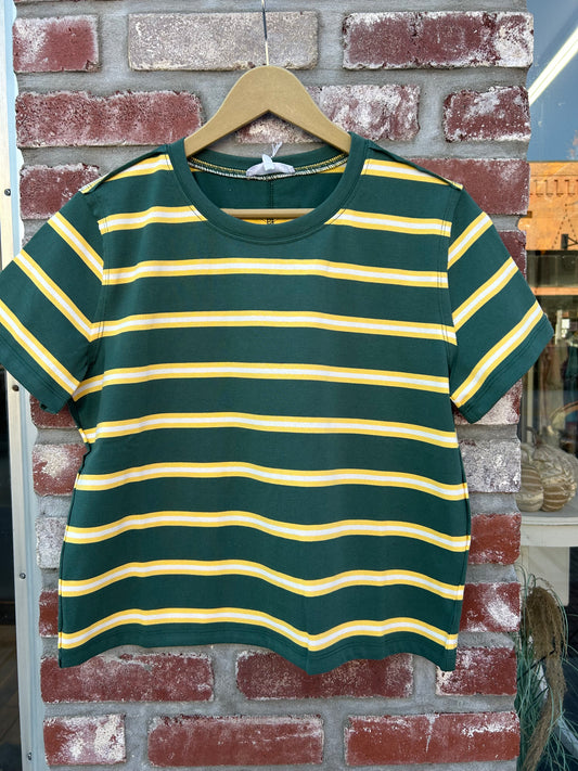 Striped Green Top