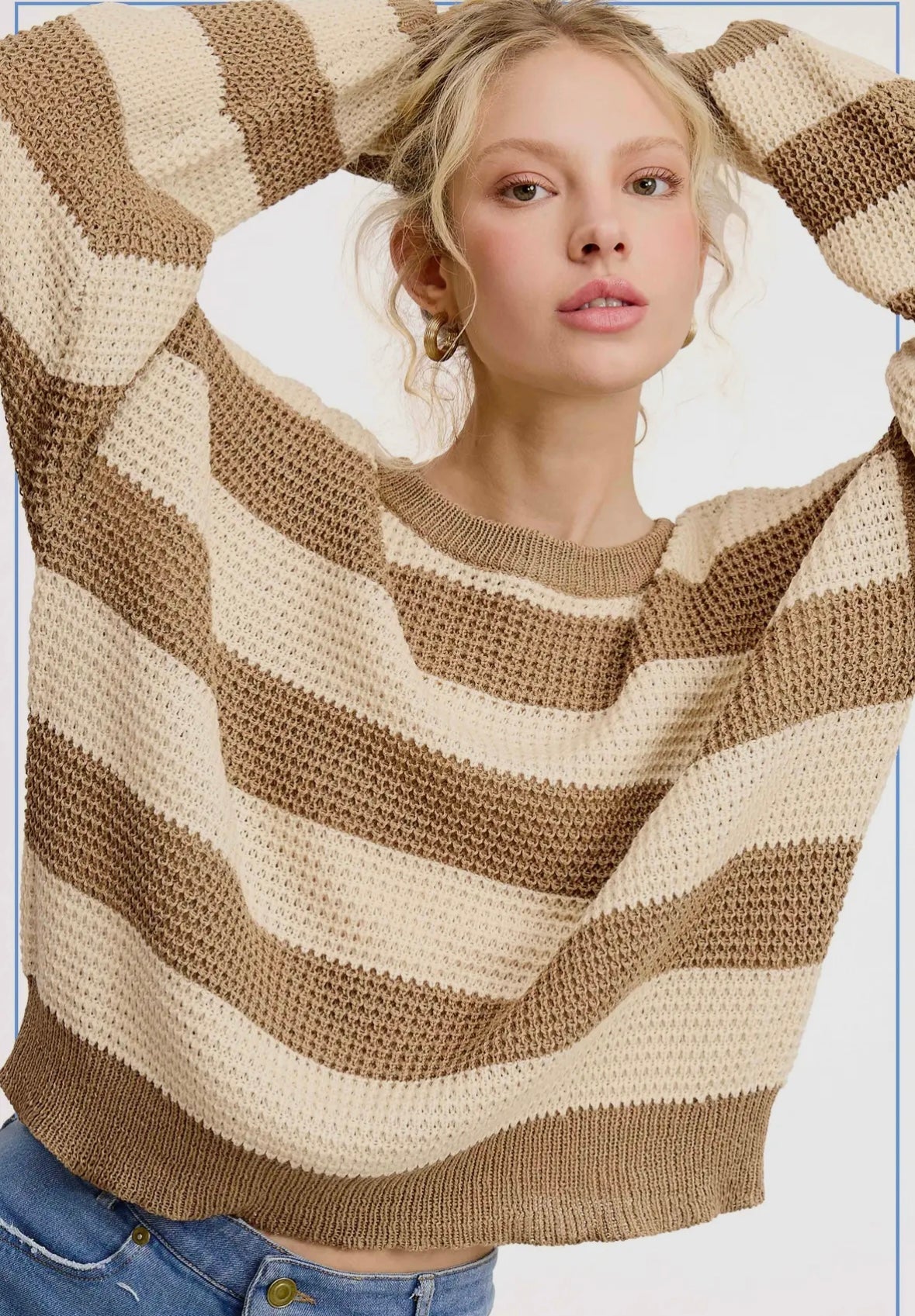 Loose Fit Striped Sweater