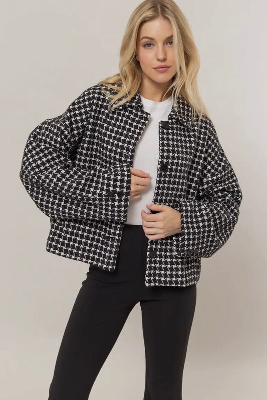 Plaid Oversized Jacket