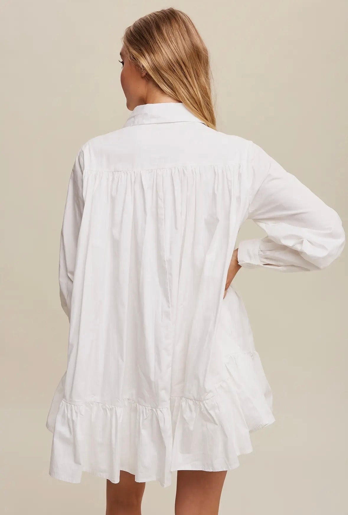 Long Sleeve Lined Dress