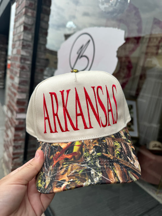 Arkansas Camo Hat