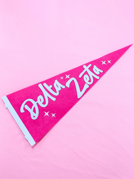 Delta Zeta Pennant Flag