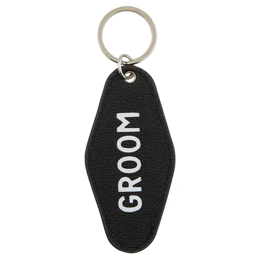 Groom Motel Keychain