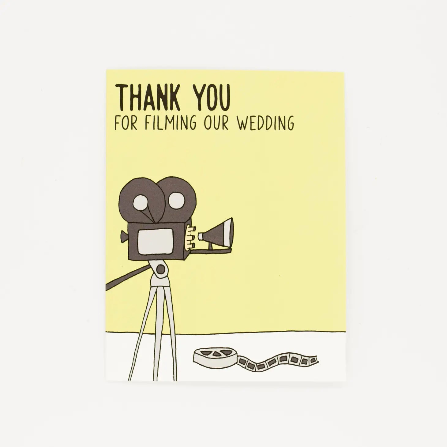 Filming Action Card Thank You For Filming Card – Beck's Bridal Boutique