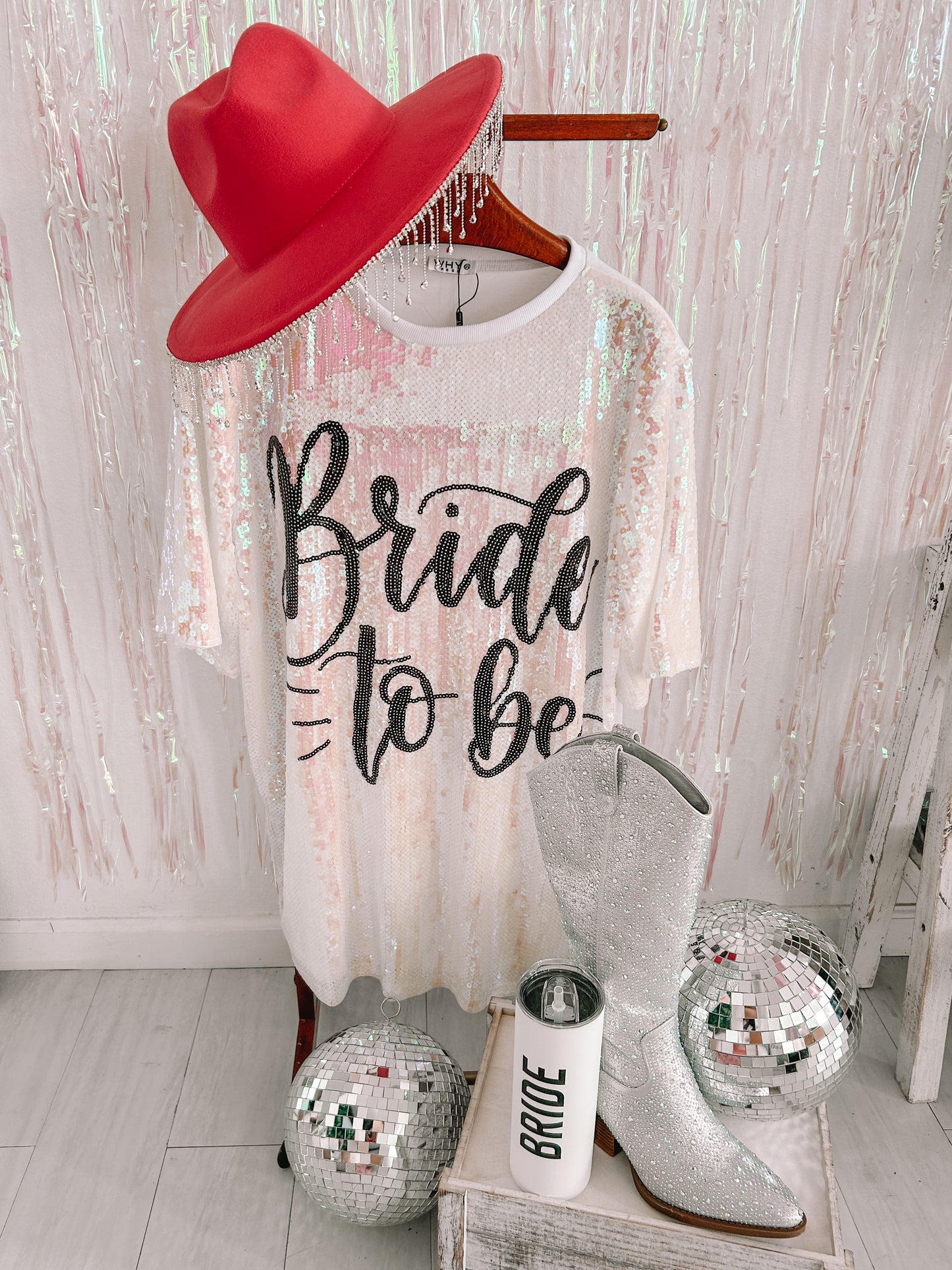 Bride To Be Sequins Dress